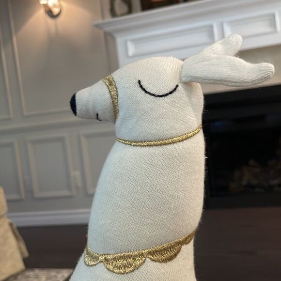 QueenWest Trading Post Company Alpaca Lama Stuffed Animal Good Condition 13.5” - Picture 6 of 6